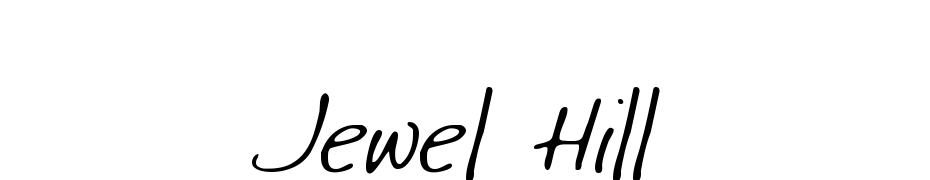 Jewel Hill cкачати шрифт безкоштовно